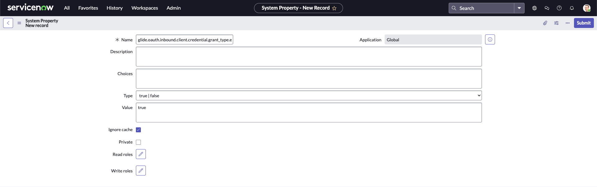 create glide.oauth.inbound