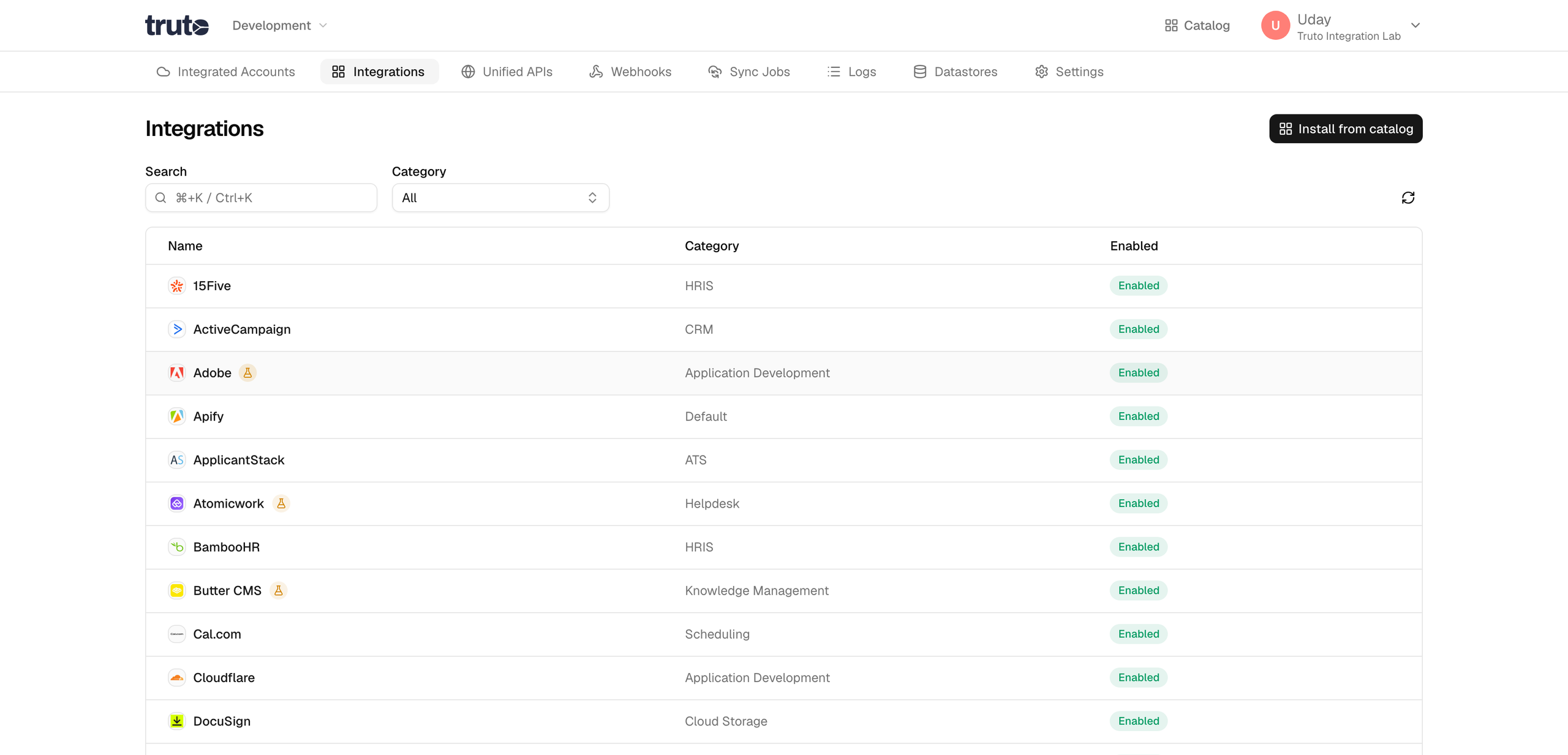 Environment Integrations
