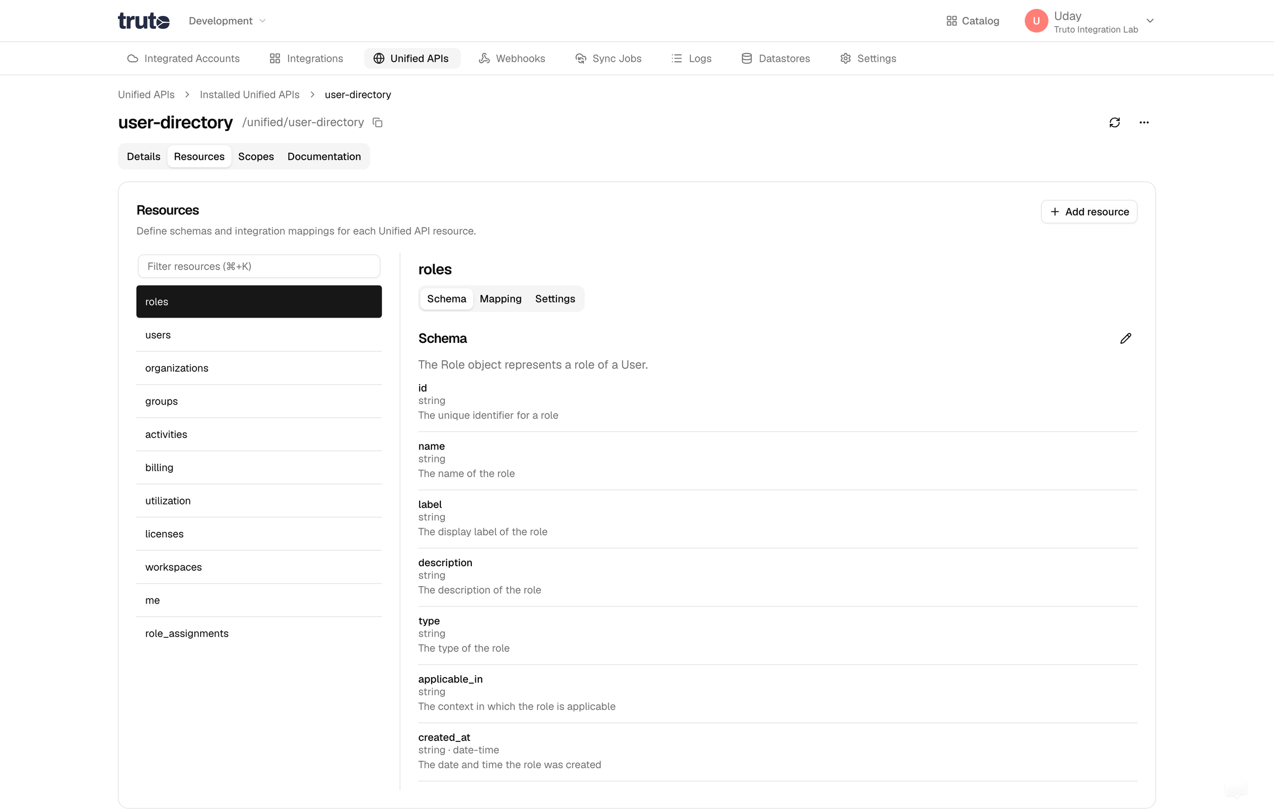 Schema Edit