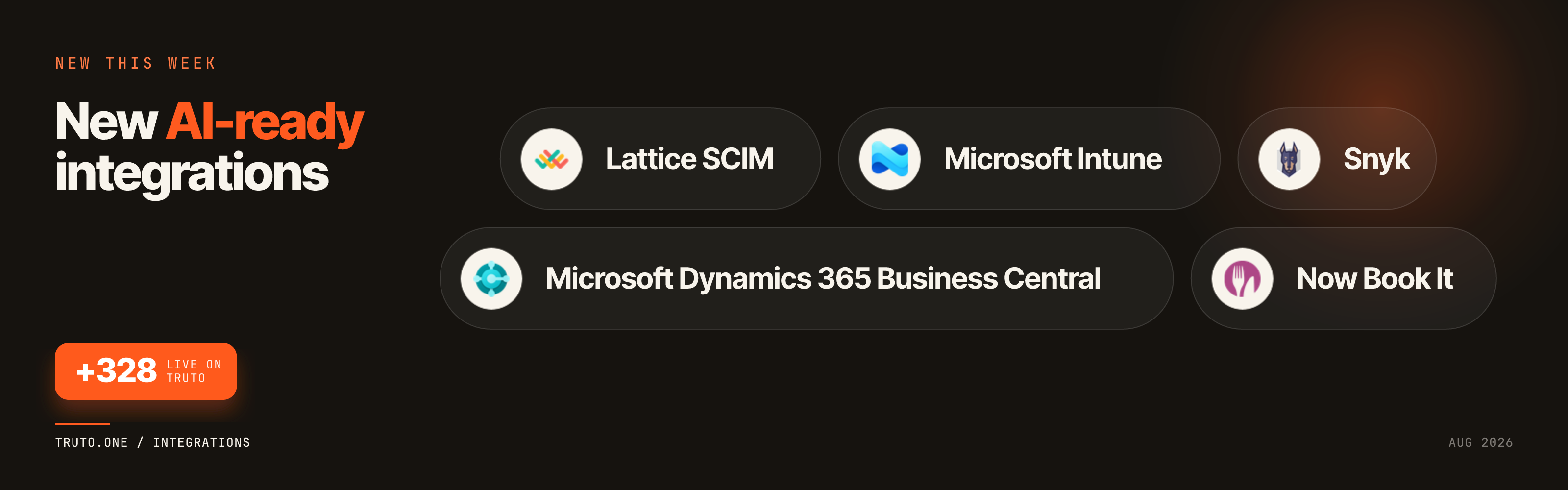 New AI-ready integrations: Lattice SCIM, Microsoft Intune, Snyk, and 2 more