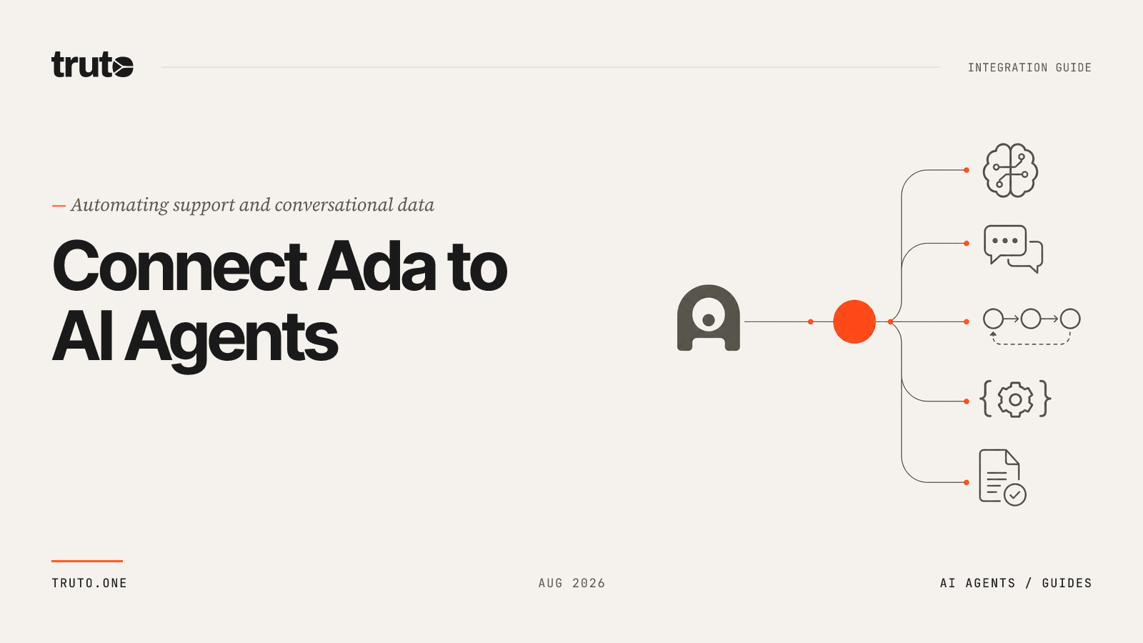 Connect Ada to AI Agents: Automate Support and Conversation Data