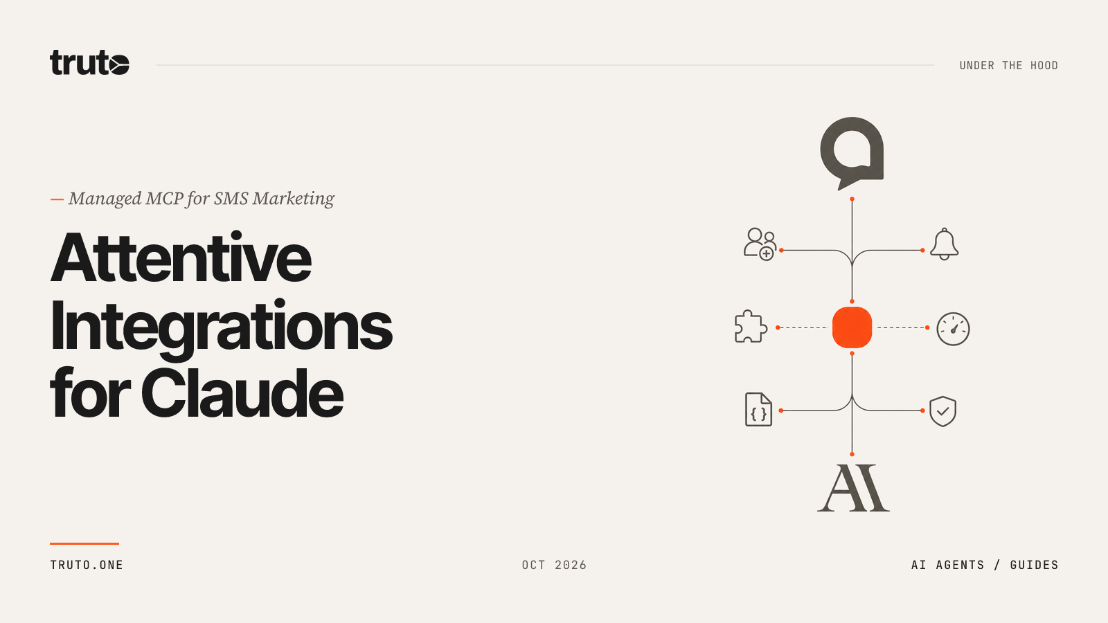 Connect Attentive to Claude: Sync Subscriptions and Marketing Events