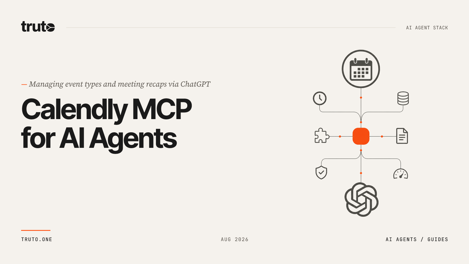 Connect Calendly to ChatGPT: Manage event types and meeting recaps