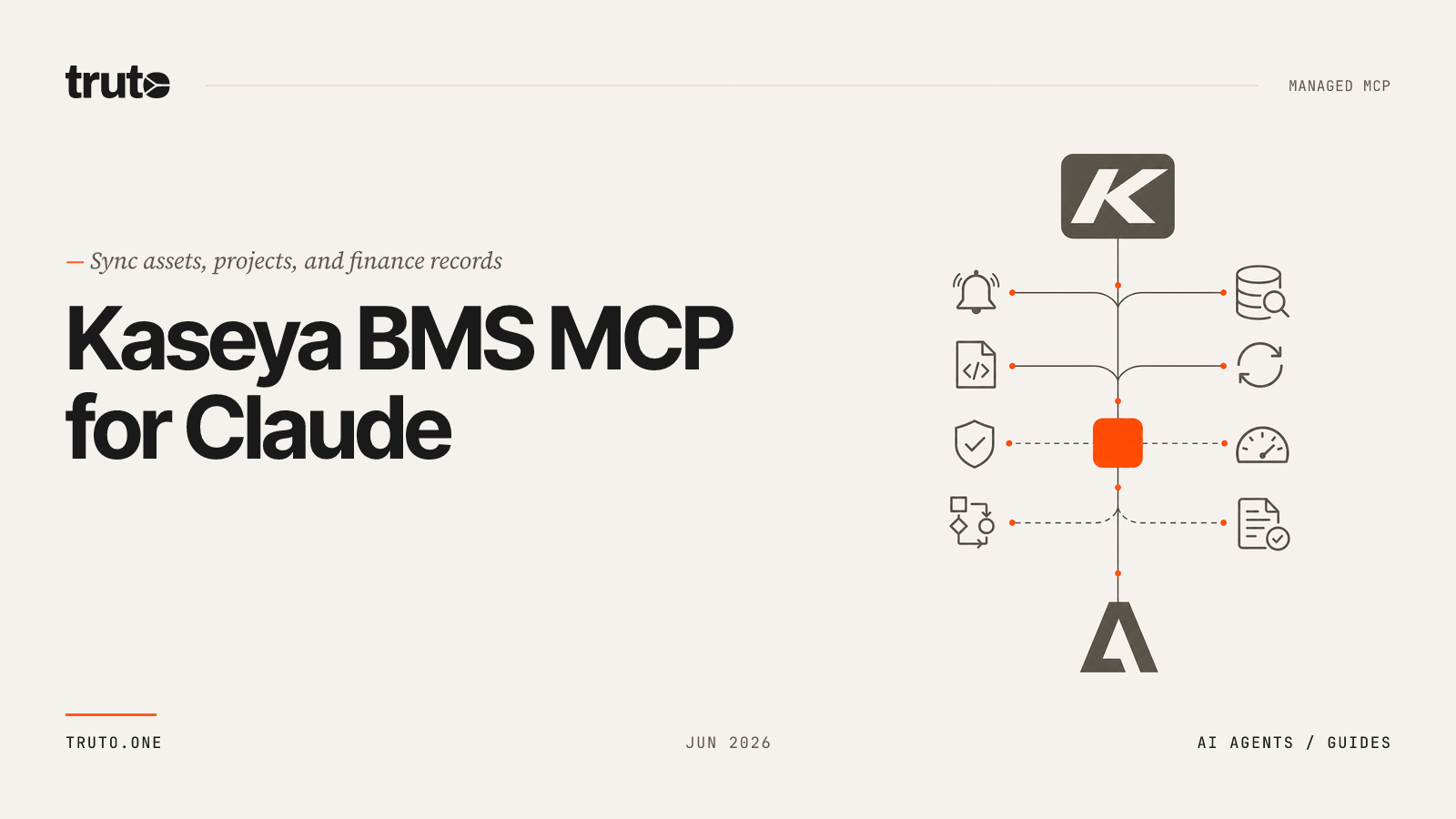 Connect Kaseya BMS to Claude: Sync assets, projects, and finance