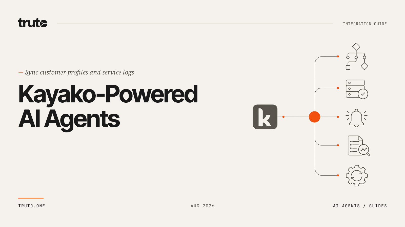 Connect Kayako to AI Agents: Sync Customer Profiles and Service Logs