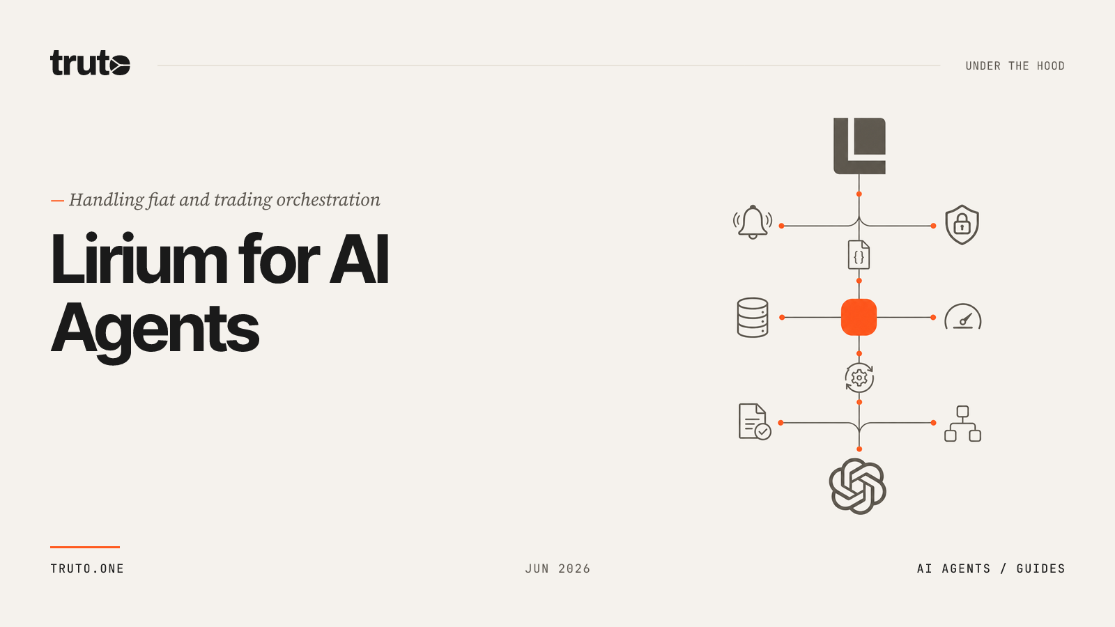 Connect Lirium to AI Agents: Orchestrate Fiat and Trading Workflows