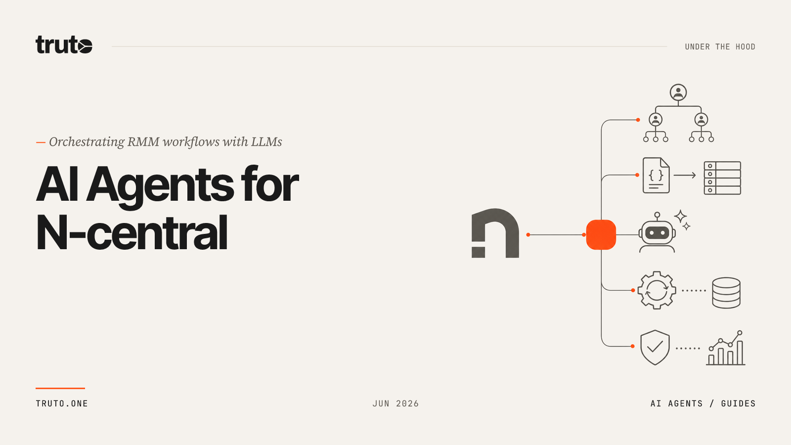 Connect N-able N-central to AI Agents: Control Orgs and PSA Tickets