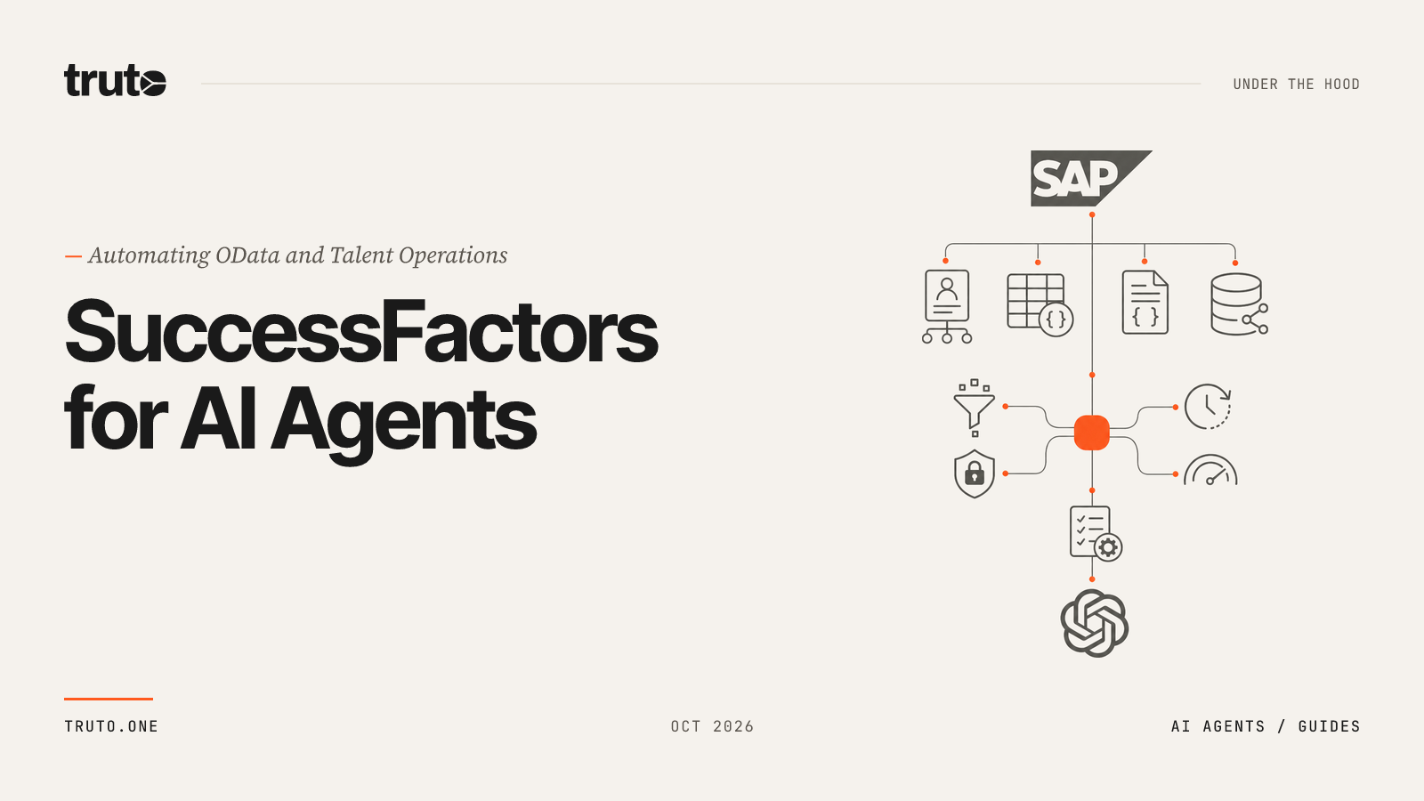 Connect SAP SuccessFactors to AI Agents: Automate Talent & OData Ops