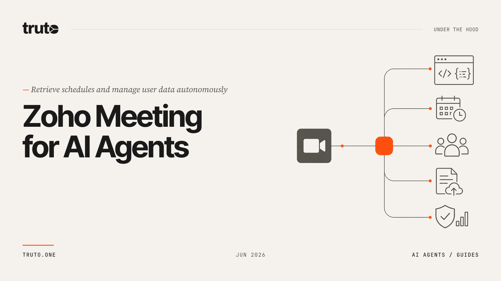 Connect Zoho Meeting to AI Agents: Access Schedules and User Data